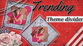 Trending theme divider for fanpages|| Zainab Tutorials||