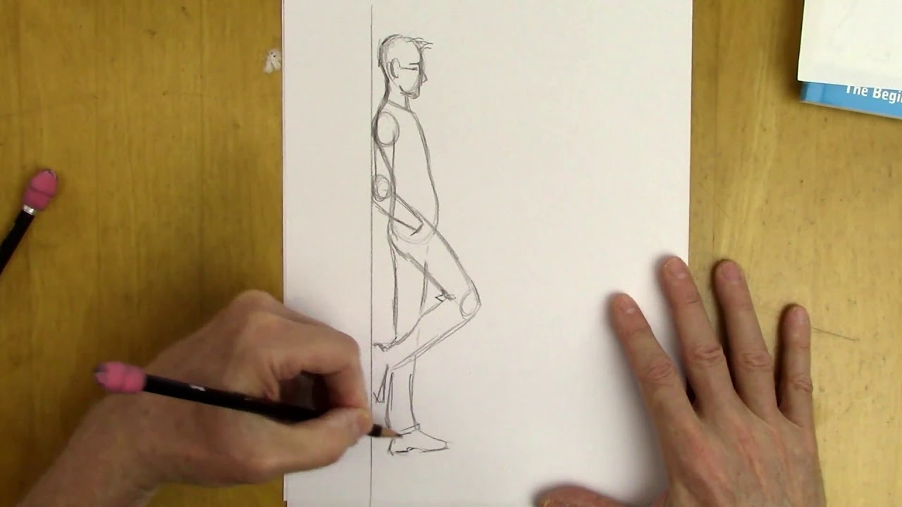 How to Draw a Person Standing Armed Crossed  SketchBookNationcom