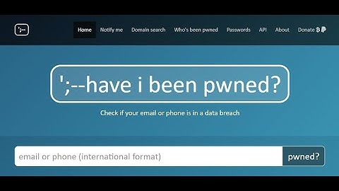 How to check if your Email was part of any data breaches
