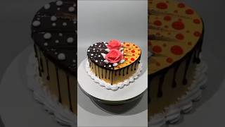 "How to Create a Stunning Heart Cake! 🍰 | Easy Pastry Hacks #cake #pastry #shorts #viral"