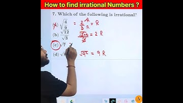 How to find irrational numbers? 🔥😱 #maths #realnumbers #shorts #viral