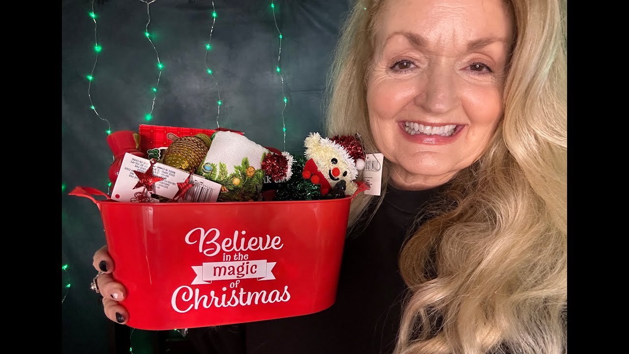 ASMR Make A Christmas Gift Basket With Me 🎄Whispered