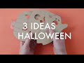 3 IDEAS DE MANUALIDADES DE HALLOWEEN EN MENOS DE 3 MINUTOS