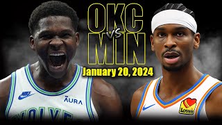 Oklahoma City Thunder vs Minnesota Timberwolves Full Game Highlights - January 20 | 2023 NBA Season