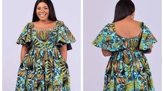 MODÈLES DE LONGUE ROBES AFRICAIN EN PAGNE CHIC ET ELEGANT / LONG DRESS WAX / 2022 ANKARA MAXI DRESS