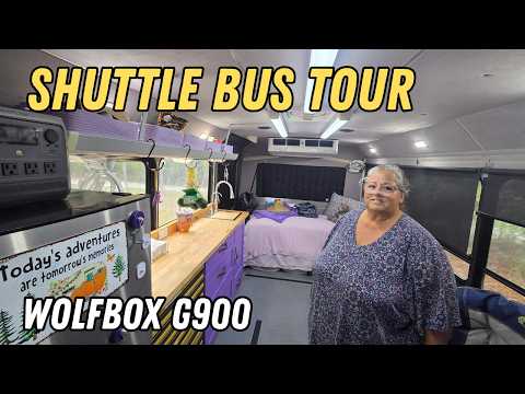 Shuttle Bus Tour | She Is Set Up Perfectly
