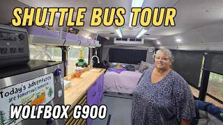 Shuttle Bus Tour | She Is Set Up Perfectly