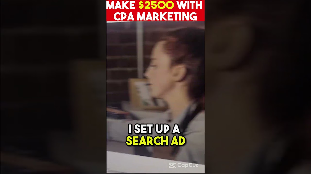 ⁣Make $2500 Fast With CPA Marketing