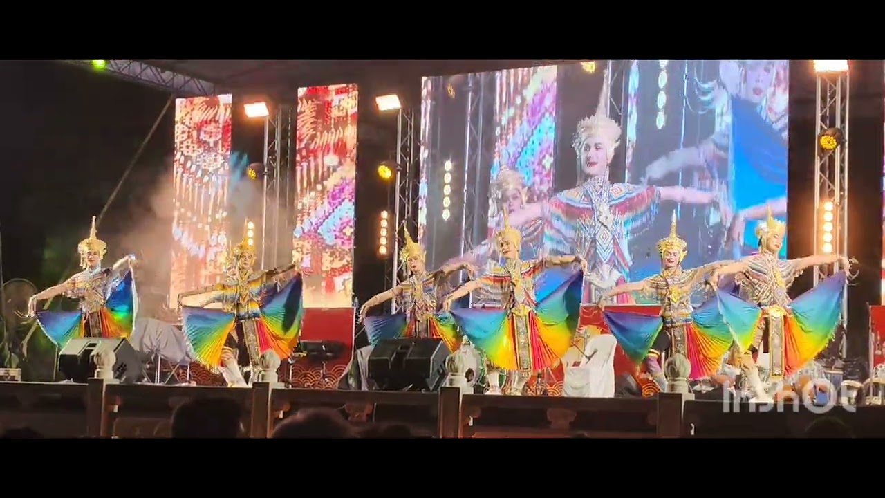 การแสดง​จากวิทยาลัย​นาฏศิลป์​พัทลุง​ งานตรุษจีน​หาดใหญ่​ @เรื่องเล่าเคล้าเรื่องเที่ยว 