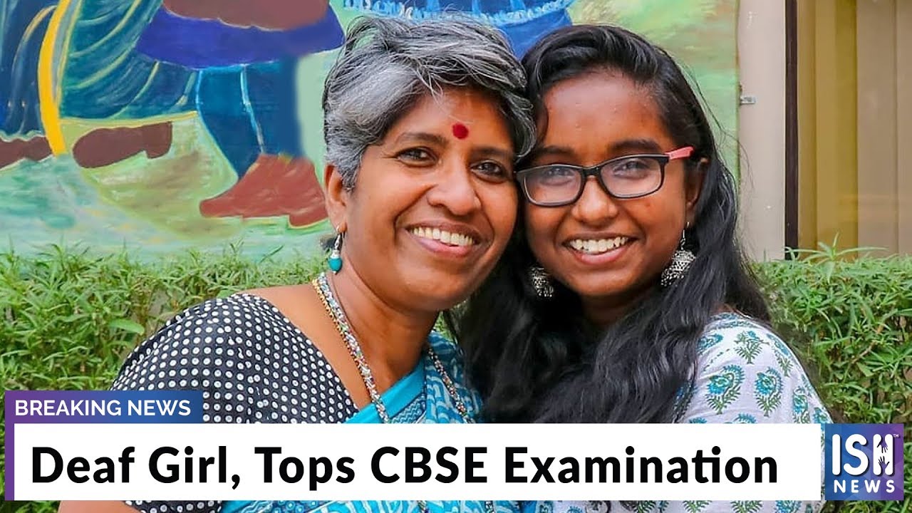 Deaf Girl, Tops CBSE Examination
