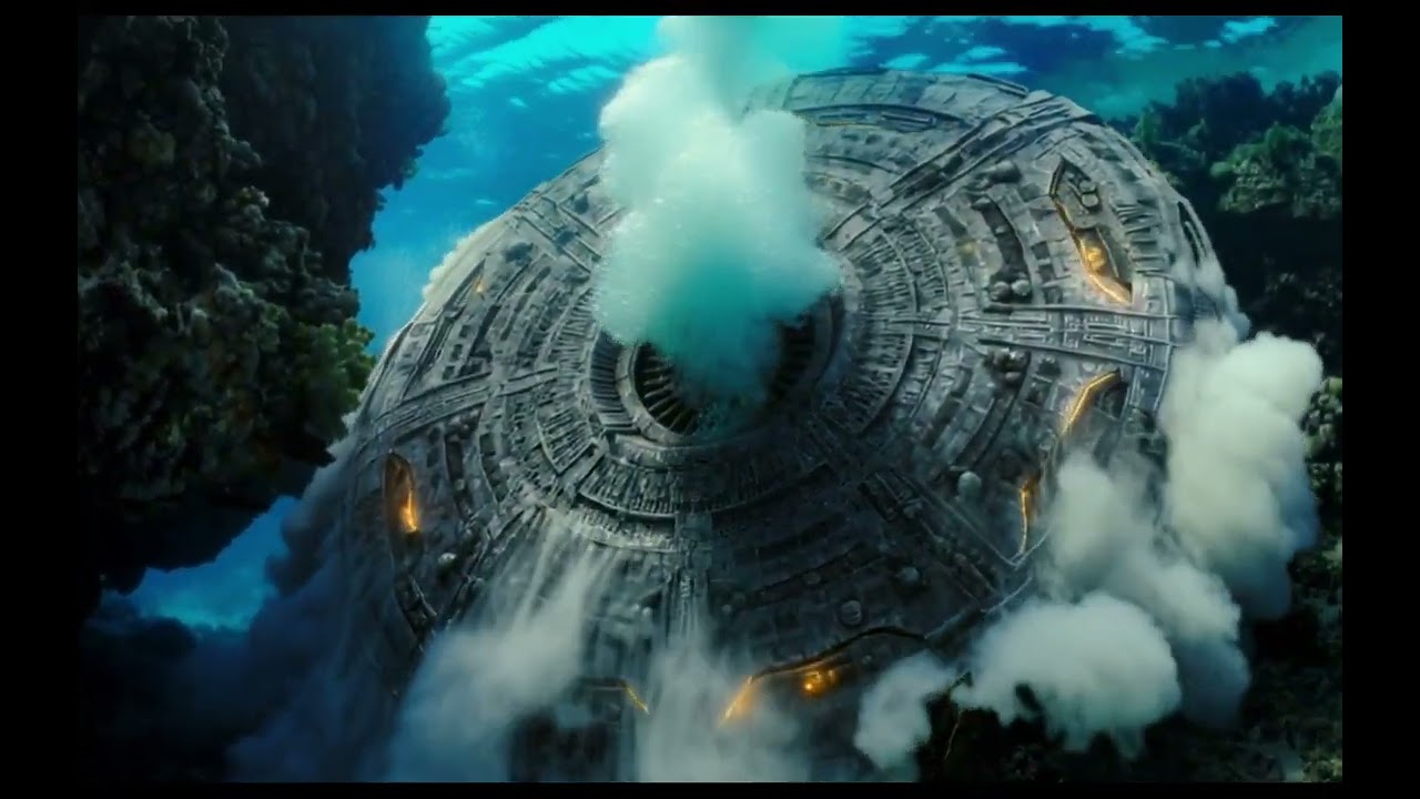 Alienship underwater