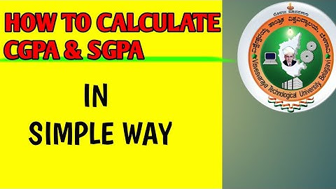 How To Calculate CGPA & SGPA|| VTU 🔥