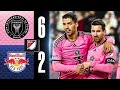 MESSI con un gol y 5 asistencias. LUIS SUÁREZ con HAT-TRICK. INTER MIAMI goleó a NY Red Bulls | MLS