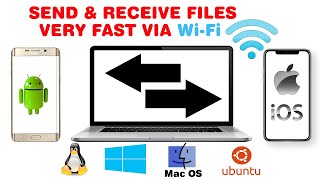 How to Send Files Via WiFi Direct from Phone to PC & from PC to Mobile | Wireless Files Transfer screenshot 4
