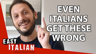 6 Mistakes That Even Italians Make | Easy Italian 52