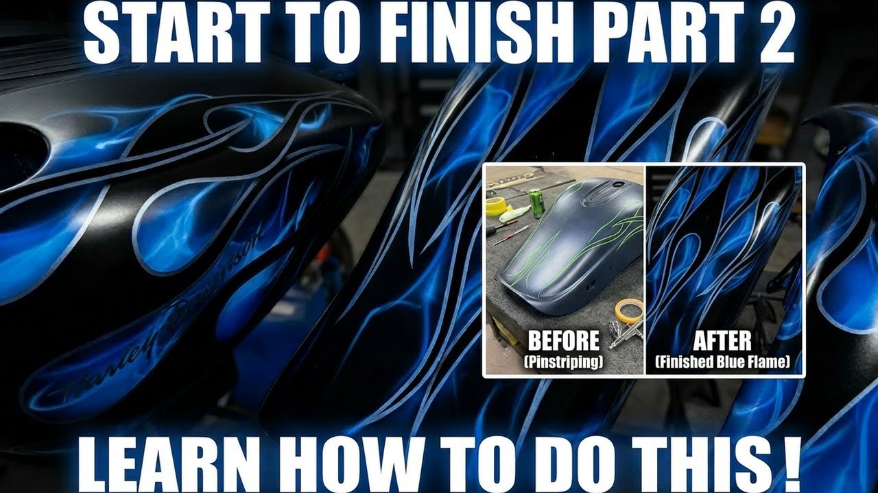 Realistic Flame Paint Tutorial Step by Step! (Part 2) - YouTube