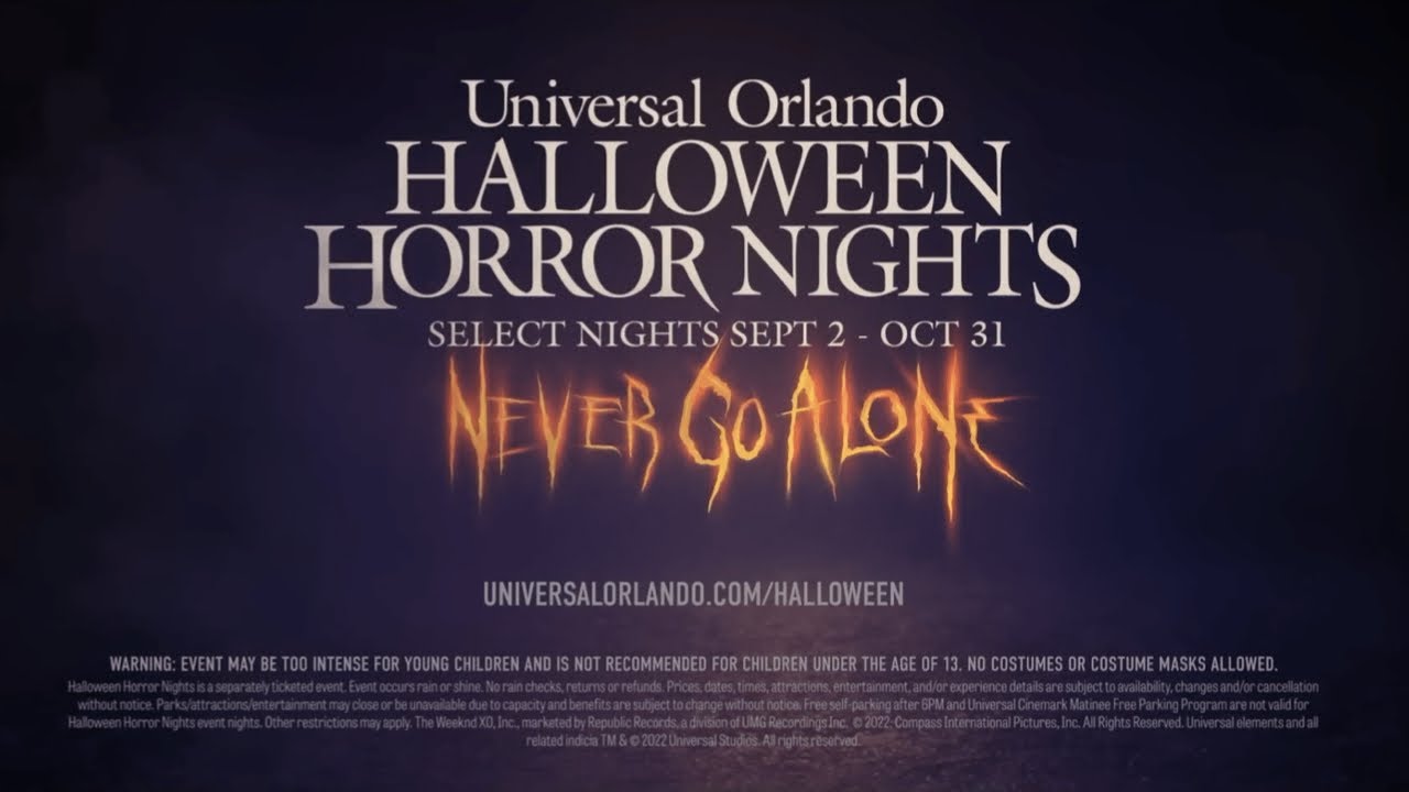 Halloween Horror Nights 2022|Never Go Alone - YouTube