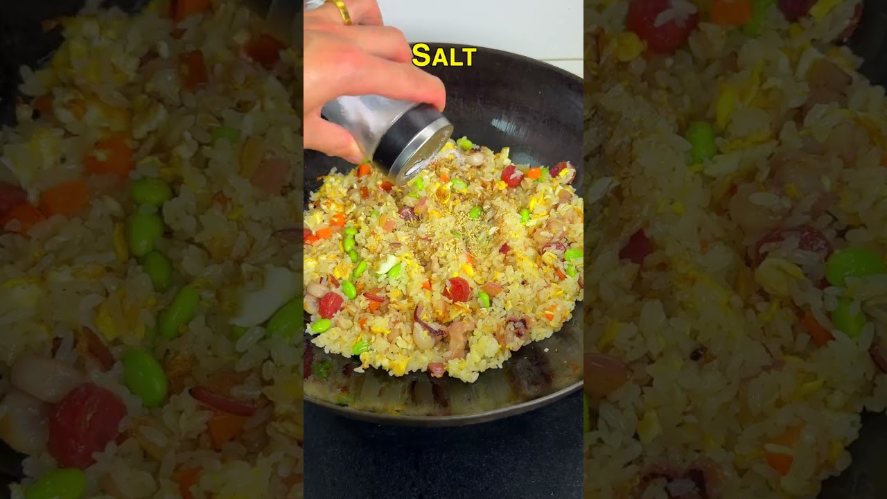 Sweet Sausage & Squid Fried Rice Surprise You? 🍤🍚 