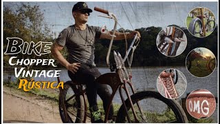 Bike Chopper Vintage Rústica!! PROJETO COMPLETO!!!