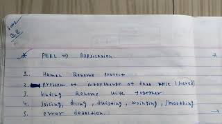 Bio informatic notes: Perl application