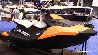 2015 Sea Doo Spark Jet Ski (Orange) - Walkaround - 2015 New York Boat Show