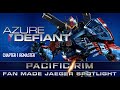 AZURE DEFIANT REMASTER PACIFIC RIM FAN MADE JAEGER SPOTLIGHT