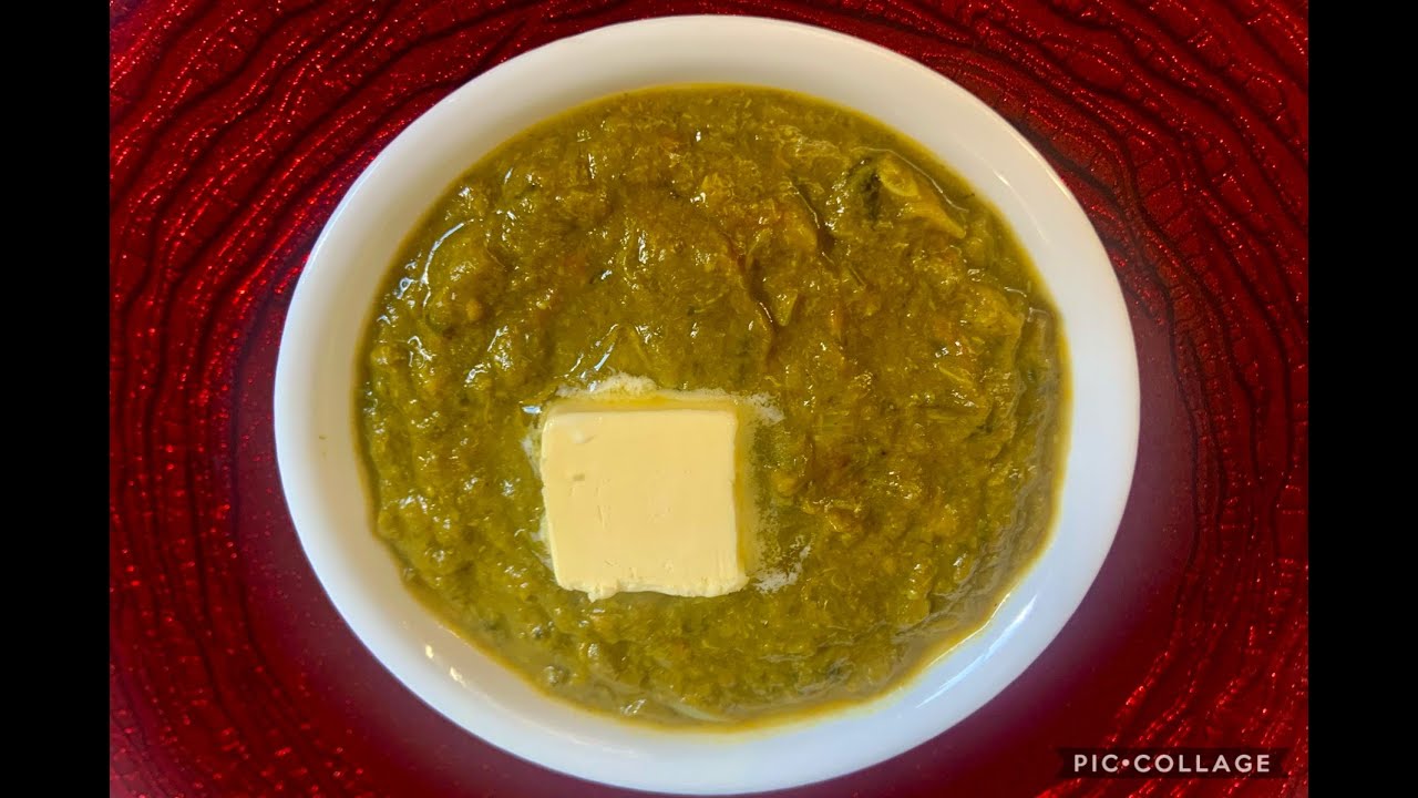 Sarson Ka Saag (Indian style Mustard Green Curry )/ インド風 からし菜カレー