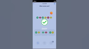 Easy game level 238 What comes next? Walkthrough