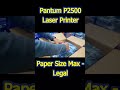 Pantum P2500 Single Function Mono Laser Printer Unboxing #shortsvideo #shorts #printer #pantum
