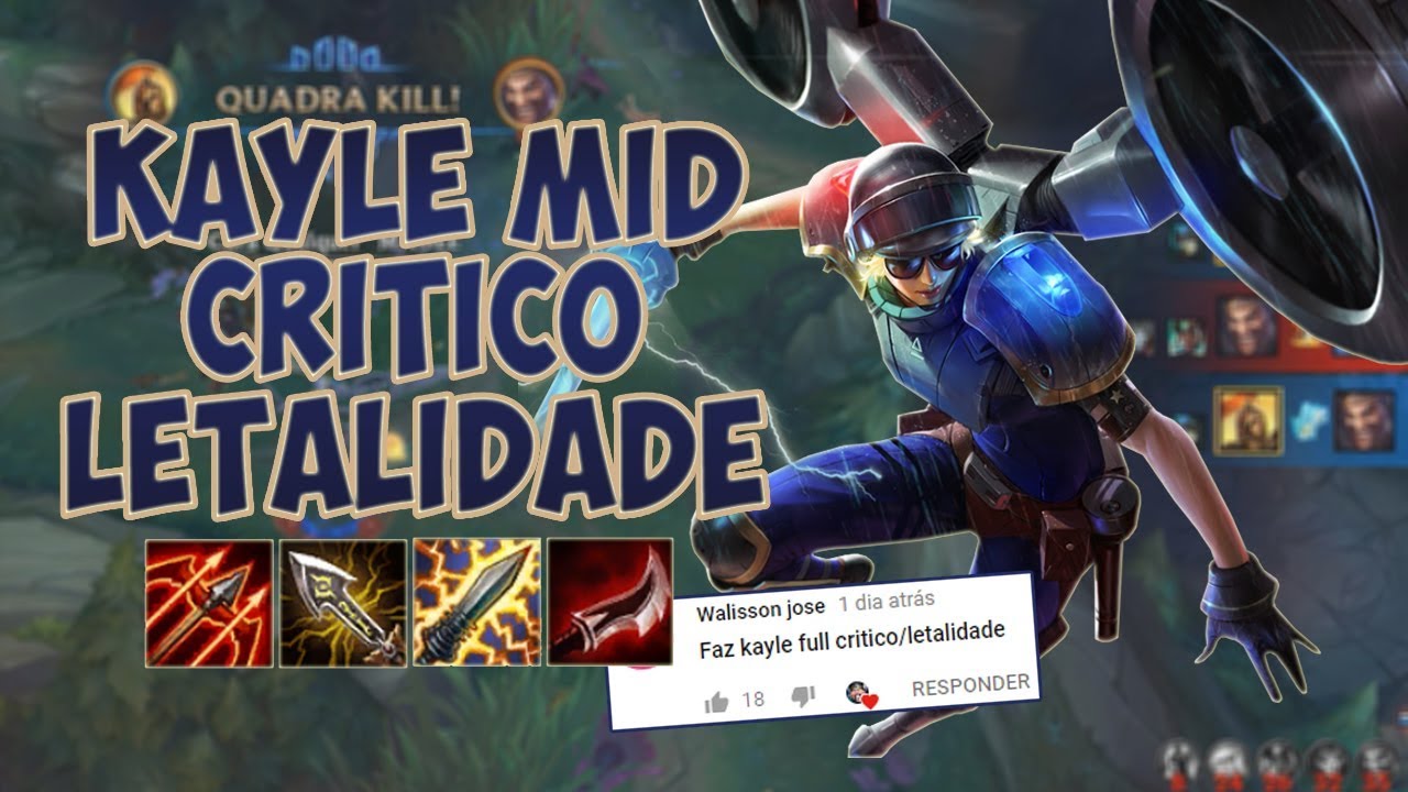lol dolls KAYLE FULL CRÍTICO + LET4L1DADE - 4 x 5 COM DIREITO Á QUADRA K1LL