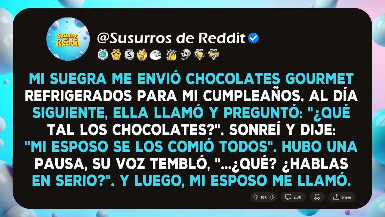 Mi suegra me envió chocolates gourmet refrigerados para mi cumpleaños. Al día siguiente, ella llamó