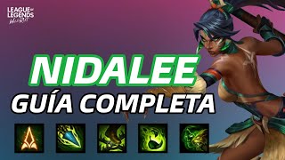 GUÍA COMPLETA DE NIDALEE EN WILD RIFT: HABILIDADES, COMBOS, PRO TIPS, BUILDS, COUNTERS Y MÁS.