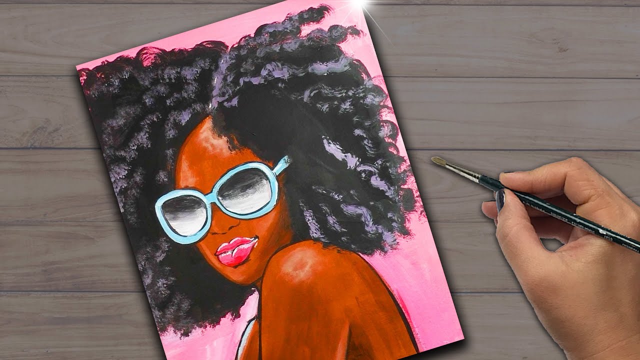 Black Girl: Coloring Book For Adult Black Brown Girls With Afro Style Hair  and Melanin Face Teen 35 Unique Black Girls Style Good (Paperback)