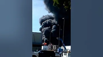 Fire at San Francisco warehouse. 02/24/2014