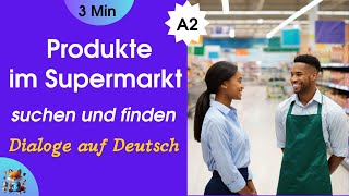 German Supermarket Vocabulary (A2): Essential Phrases & Questions 🛒🥦