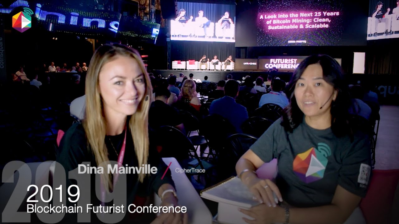 Dina Mainville, CipherTrace Interview at 2019 Blockchain Futurist  Conference | Toronto