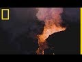 Limpressionnante ruption du volcan kilauea  hawa