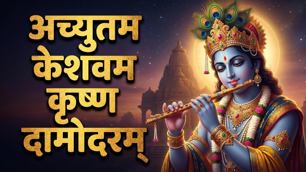 Παρακολούθηση अच्युतम केशवम कृष्ण : Achyutam Keshvam - Krishna damodaram | Krishna Bhakti Songs Lyrics στο YouTube Παρακολούθηση अच्युतम केशवम कृष्ण : Achyutam Keshvam - Krishna damodaram | Krishna Bhakti Songs Lyrics στο YouTube