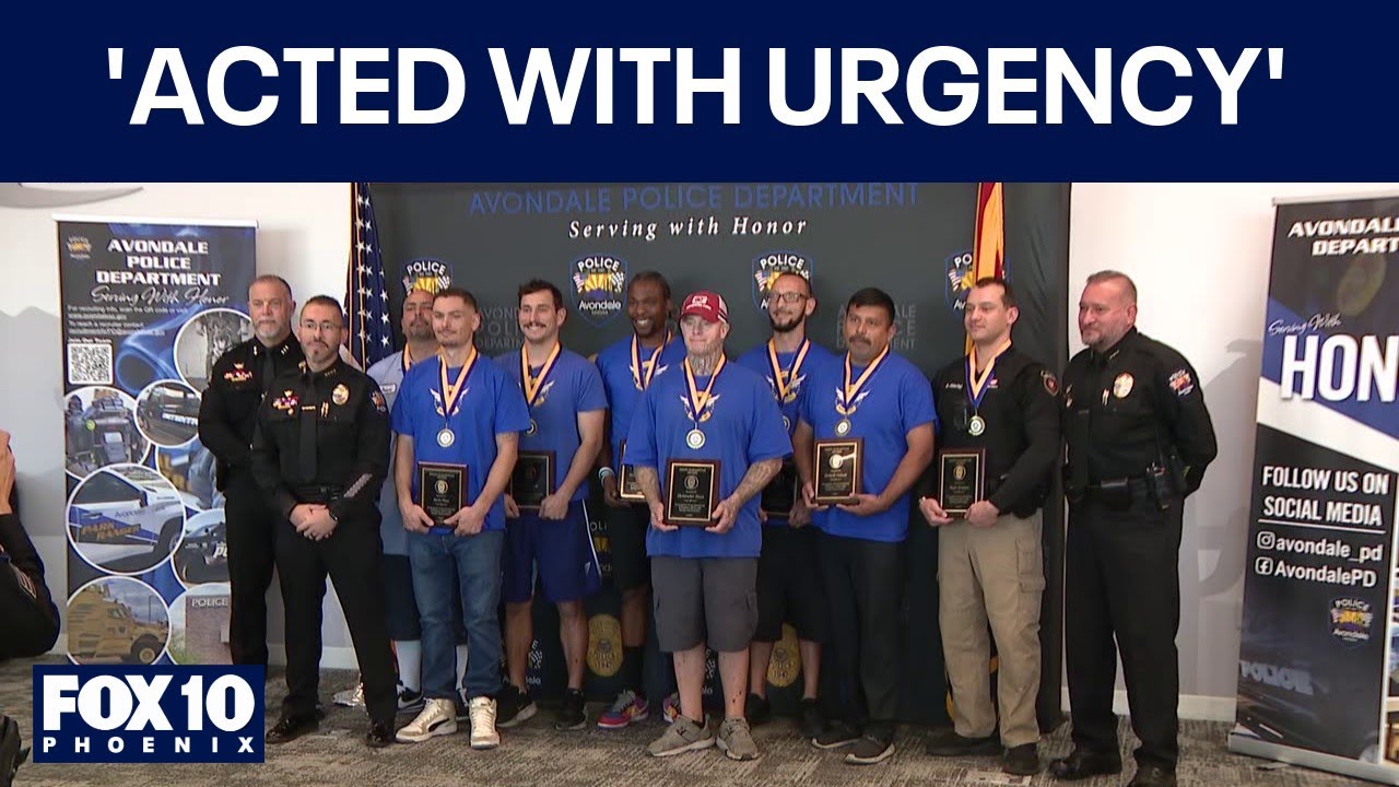 Police honor moving crew, store clerk for daring Amber Alert rescue | FOX 10 Phoenix