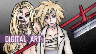 Shaman King Faust and Eliza Timelapse | Speedpaint #188
