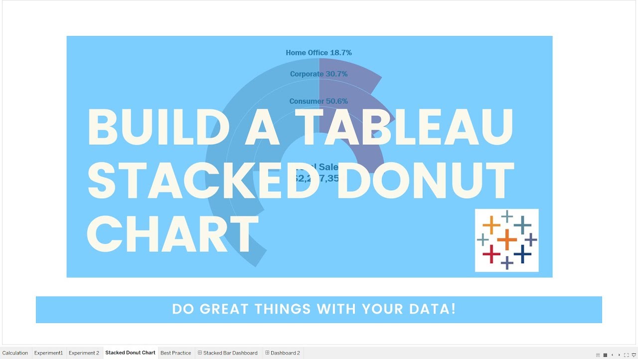 Stacked Donut Chart Tableau