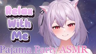 【ASMR】 Sleepover, Pillows & Pajamas~ Let's Have A Relaxing Night Together ⭐ | 2 Hours