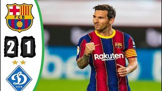 Barcelona vs Dynamo kyiv 2-1 All Goals  (Subscribe plz)