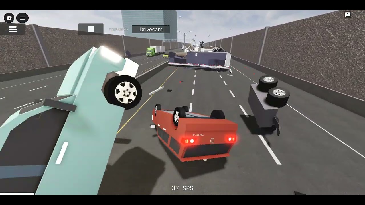 testing my new car crash studio map