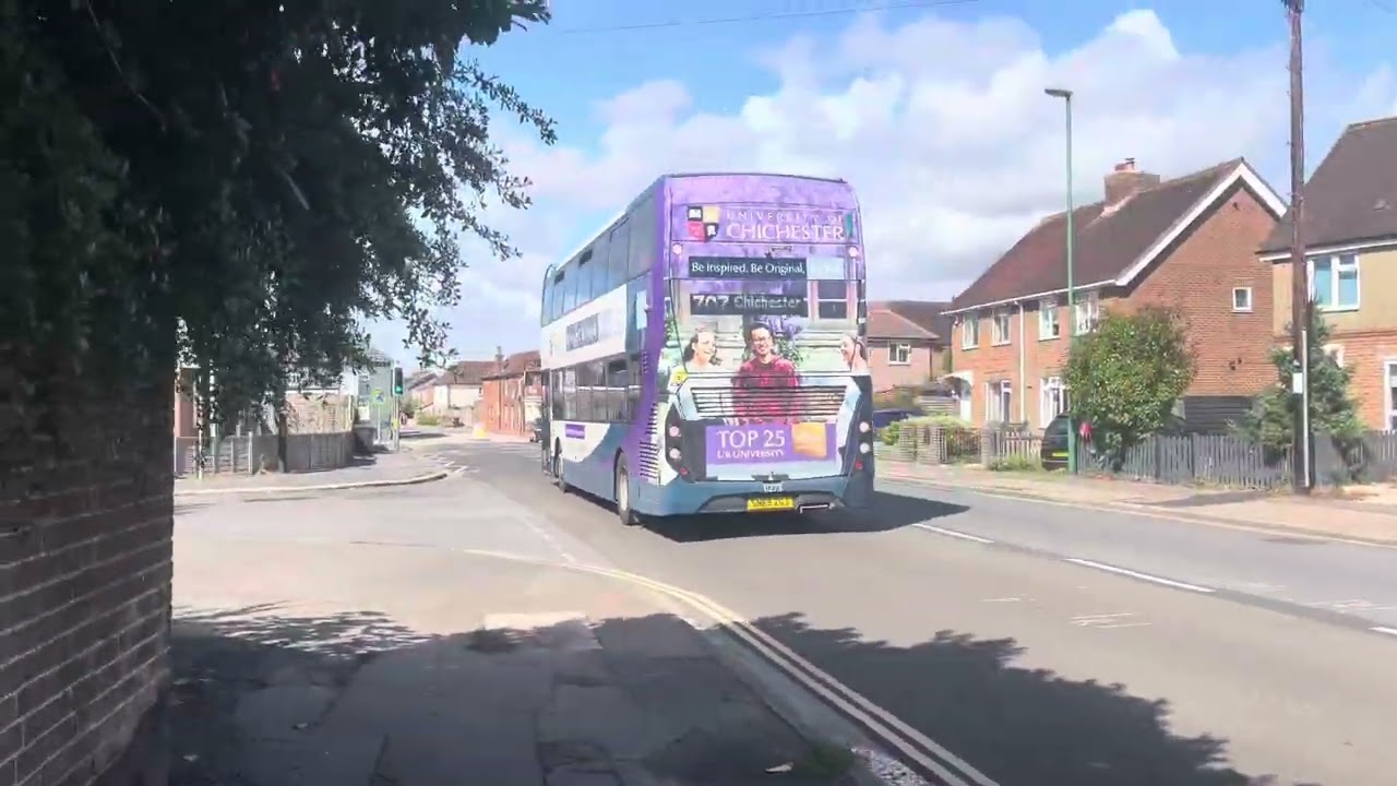 StagecoachBusChichester Enviro400MMC 11273 on NEW Route 707 Bognor Campus to Chichester TESCO’s