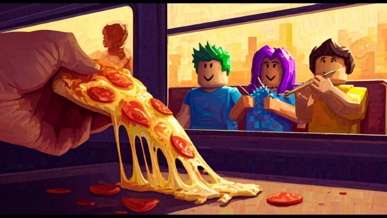 ASMR | Barba come 3 Rebanadas de PIZZA🍕Mientras conduce un Autobús suavemente para ti