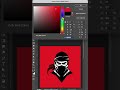How to CUT out White Logo from WHITE BACKGROUND in Photoshop! #shorts