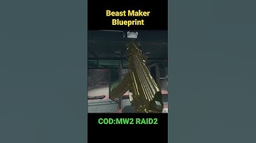 Beast Maker Blueprint in COD:MW2 RAID2 #codmw2 #warzone #cod