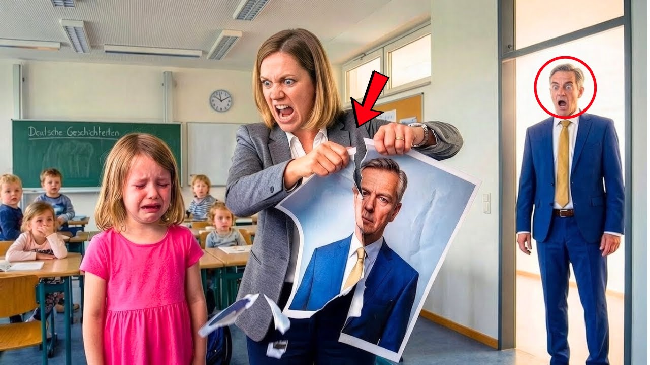 «Твой отец — никто» — смеялись над девочкой, рвя её портрет… Через минуту дверь открылась