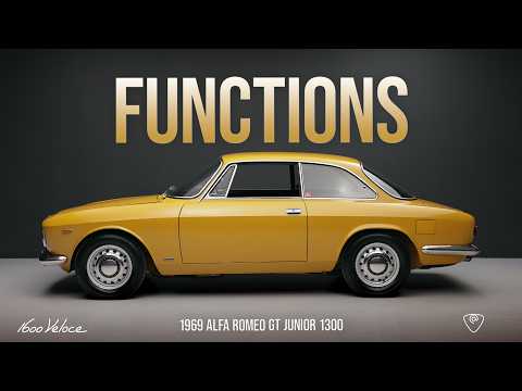 Video 1969 Alfa Romeo GT 1300 Junior | Functions